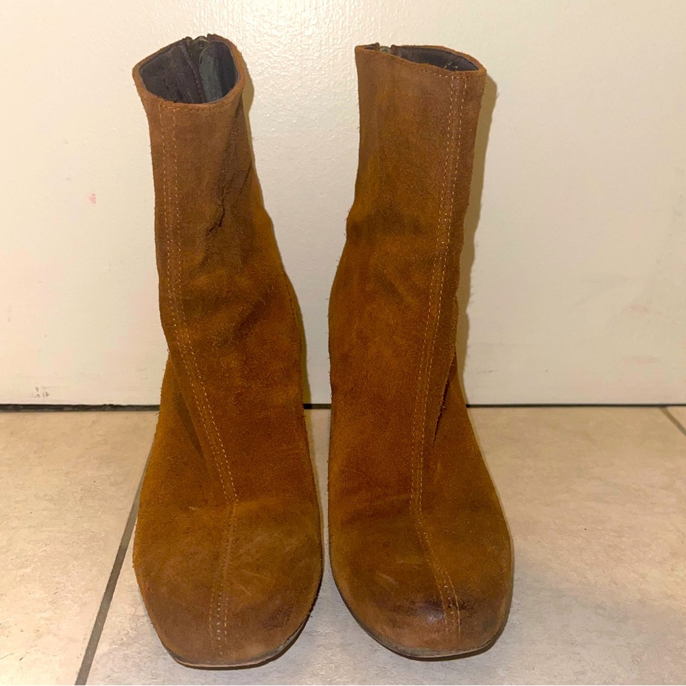 Free People Suede Booties